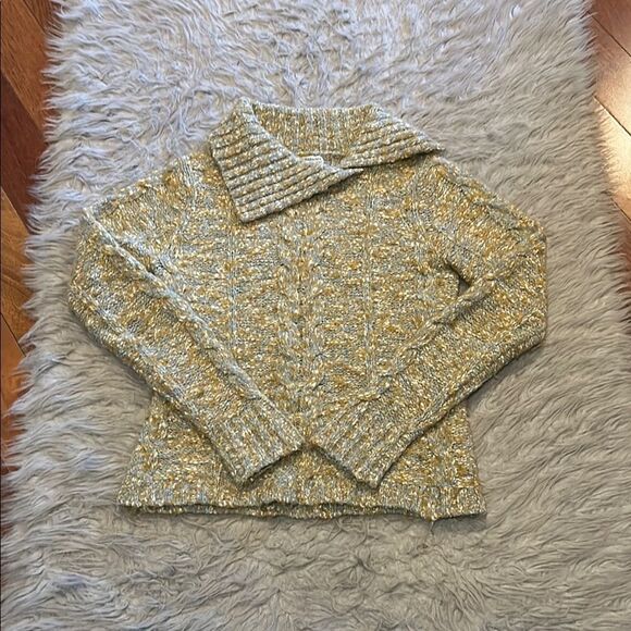 Royal Robbins Blue and Green Wool Blend Sweater - Picture 1 of 5